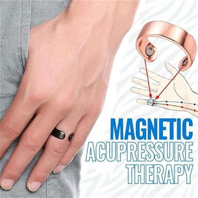 Blood Sugar Control Copper Magnetic Therapy Rings (3PCS, Adjustable)